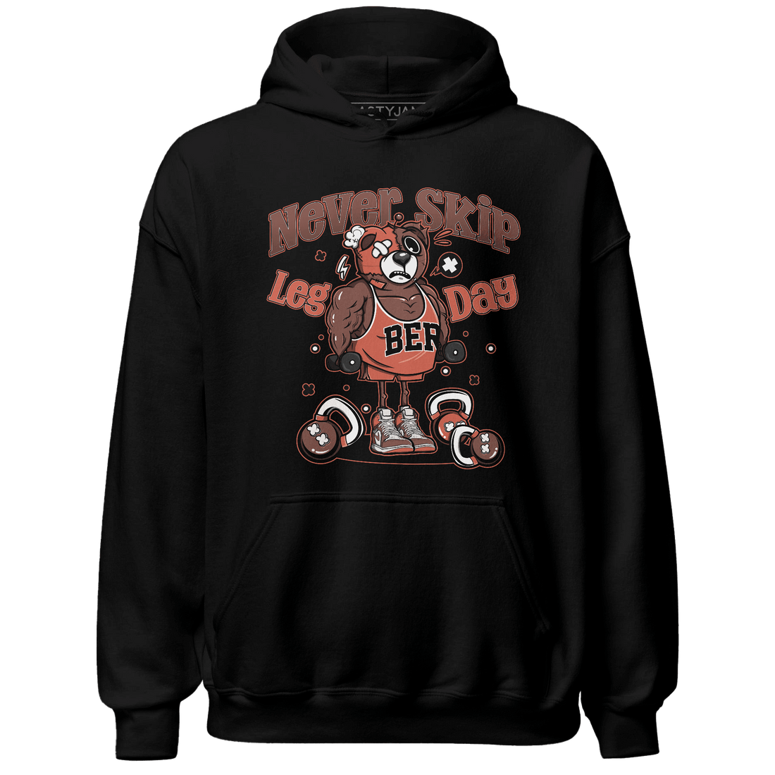 High OG Dusted Clay 1s Hoodie Match Leg Day BER - NastyJamz