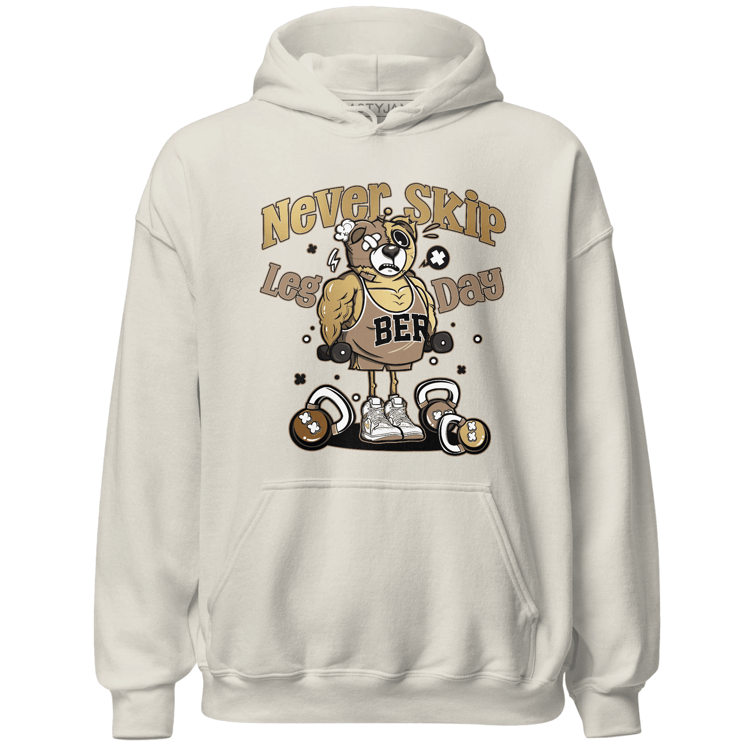 High OG Metallic Gold 1s Hoodie Match Leg Day BER - NastyJamz