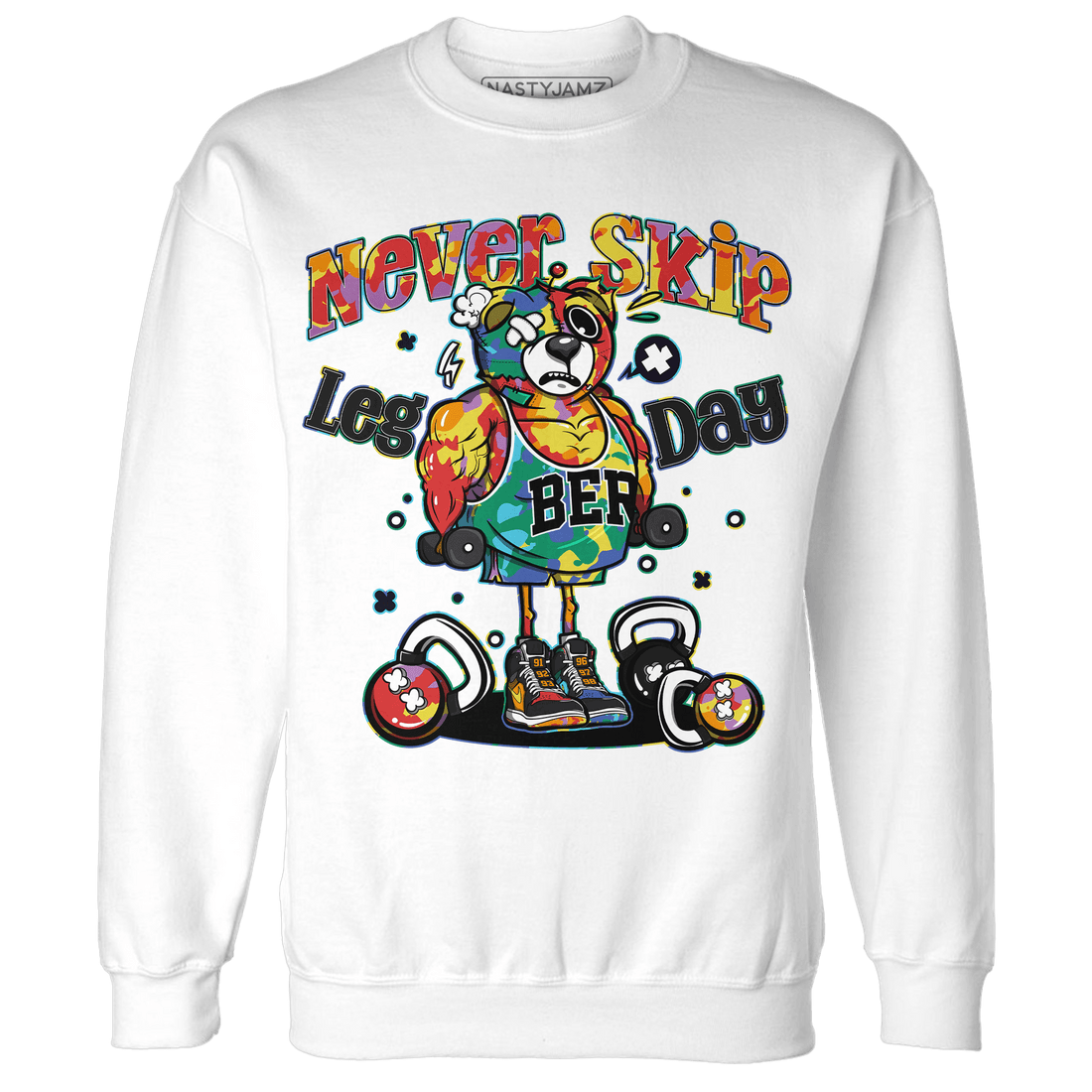 Mid GS Six Championships 1s Sweatshirt Match Leg Day BER - NastyJamz