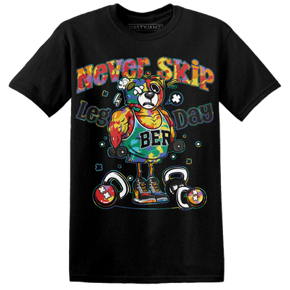 Mid GS Six Championships 1s T Shirt Match Leg Day BER - NastyJamz