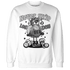 Retro High OG Black White 1s Sweatshirt Match Leg Day BER - NastyJamz
