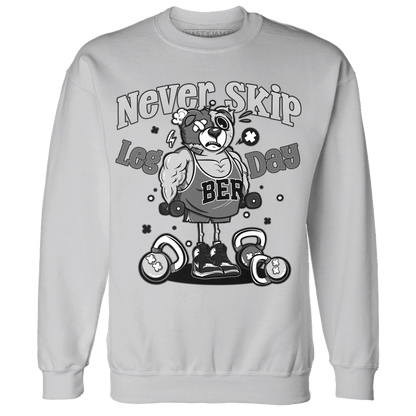 Retro High OG Black White 1s Sweatshirt Match Leg Day BER - NastyJamz
