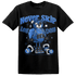 University Blue Toe 1s T Shirt Match Leg Day BER - NastyJamz
