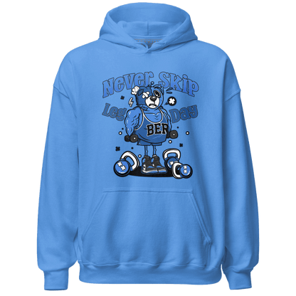 University Blue Toe 1s Hoodie Match Leg Day BER - NastyJamz