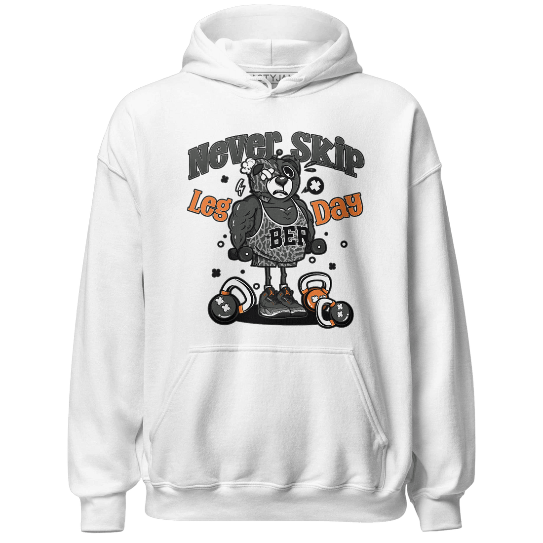 Fear Pack 3s Hoodie Match Leg Day BER - NastyJamz
