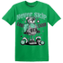 Green Glow 3s T Shirt Match Leg Day BER - NastyJamz
