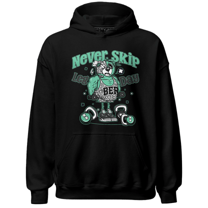 Green Glow 3s Hoodie Match Leg Day BER - NastyJamz