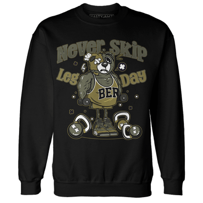 SE Craft Medium Olive 4s Sweatshirt Match Leg Day BER - NastyJamz