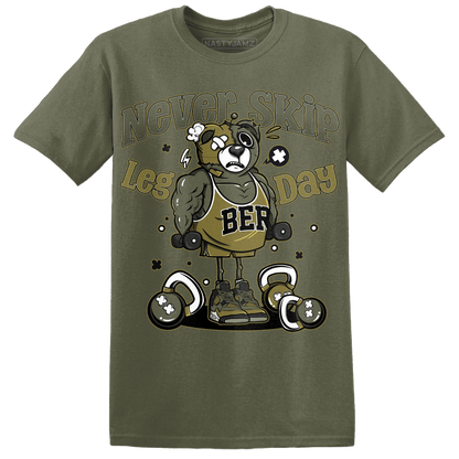 SE Craft Medium Olive 4s T Shirt Match Leg Day BER - NastyJamz