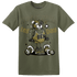 SE Craft Medium Olive 4s T Shirt Match Leg Day BER - NastyJamz