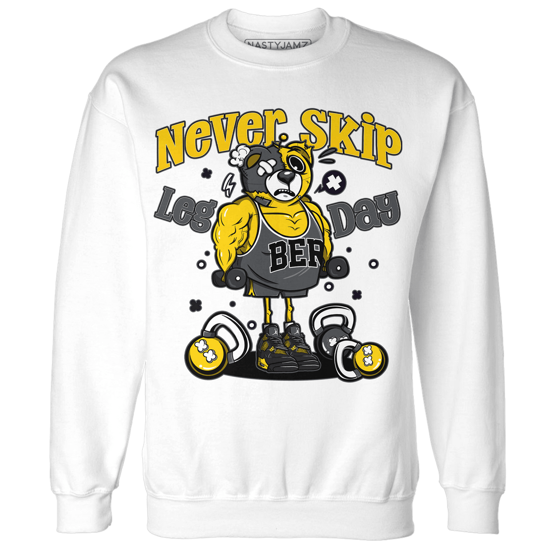 Thunder 4s Sweatshirt Match Leg Day BER - NastyJamz