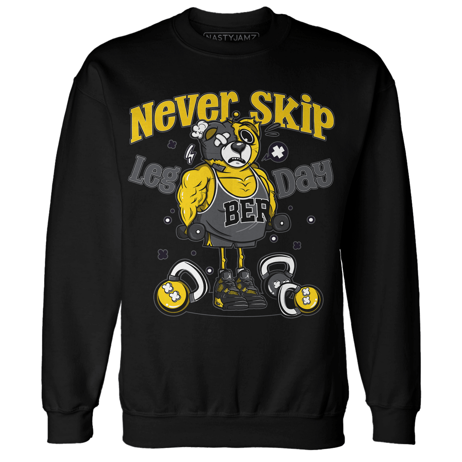 Thunder 4s Sweatshirt Match Leg Day BER - NastyJamz