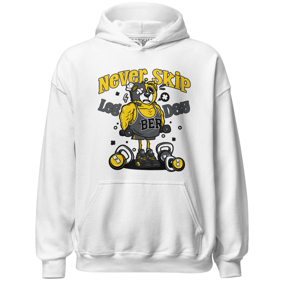 Thunder 4s Hoodie Match Leg Day BER - NastyJamz