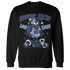 Midnight Navy 5s Sweatshirt Match Leg Day BER - NastyJamz