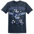 Midnight Navy 5s T Shirt Match Leg Day BER - NastyJamz