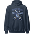 Midnight Navy 5s Hoodie Match Leg Day BER - NastyJamz
