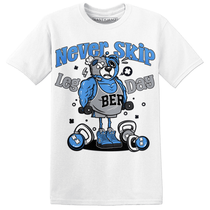 University Blue 5s T Shirt Match Leg Day BER - NastyJamz