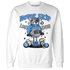 University Blue 5s Sweatshirt Match Leg Day BER - NastyJamz