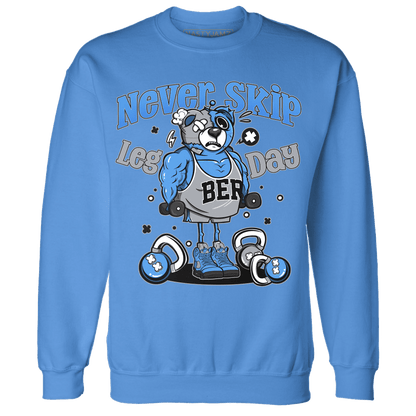 University Blue 5s Sweatshirt Match Leg Day BER - NastyJamz