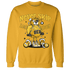 Yellow Ochre 6s Sweatshirt Match Leg Day BER - NastyJamz