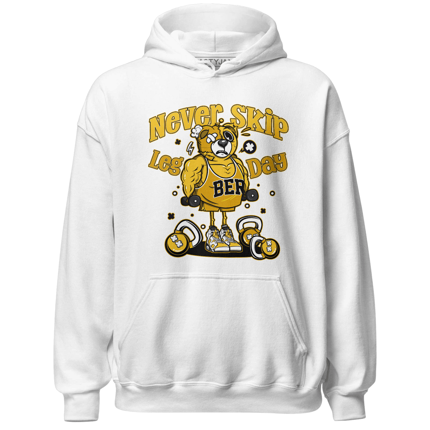 Yellow Ochre 6s Hoodie Match Leg Day BER - NastyJamz