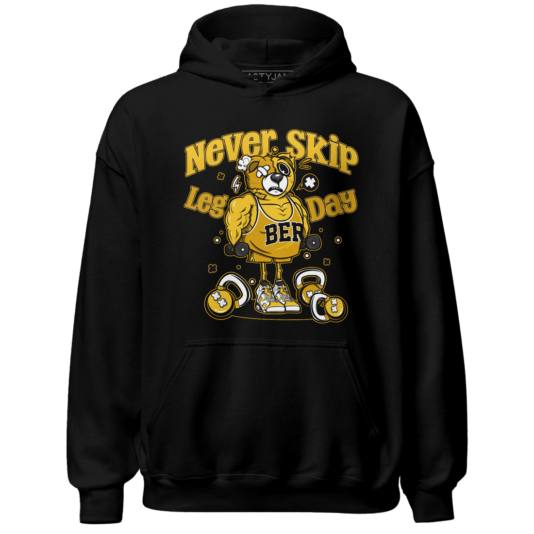 Yellow Ochre 6s Hoodie Match Leg Day BER - NastyJamz