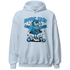 Powder Blue 9s Hoodie Match Leg Day BER - NastyJamz