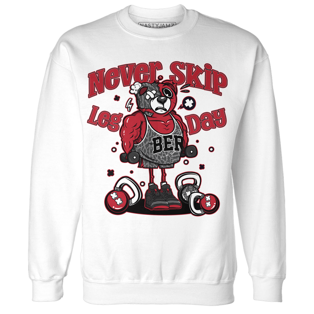 Spizike Low Bred Sweatshirt Match Leg Day BER - NastyJamz