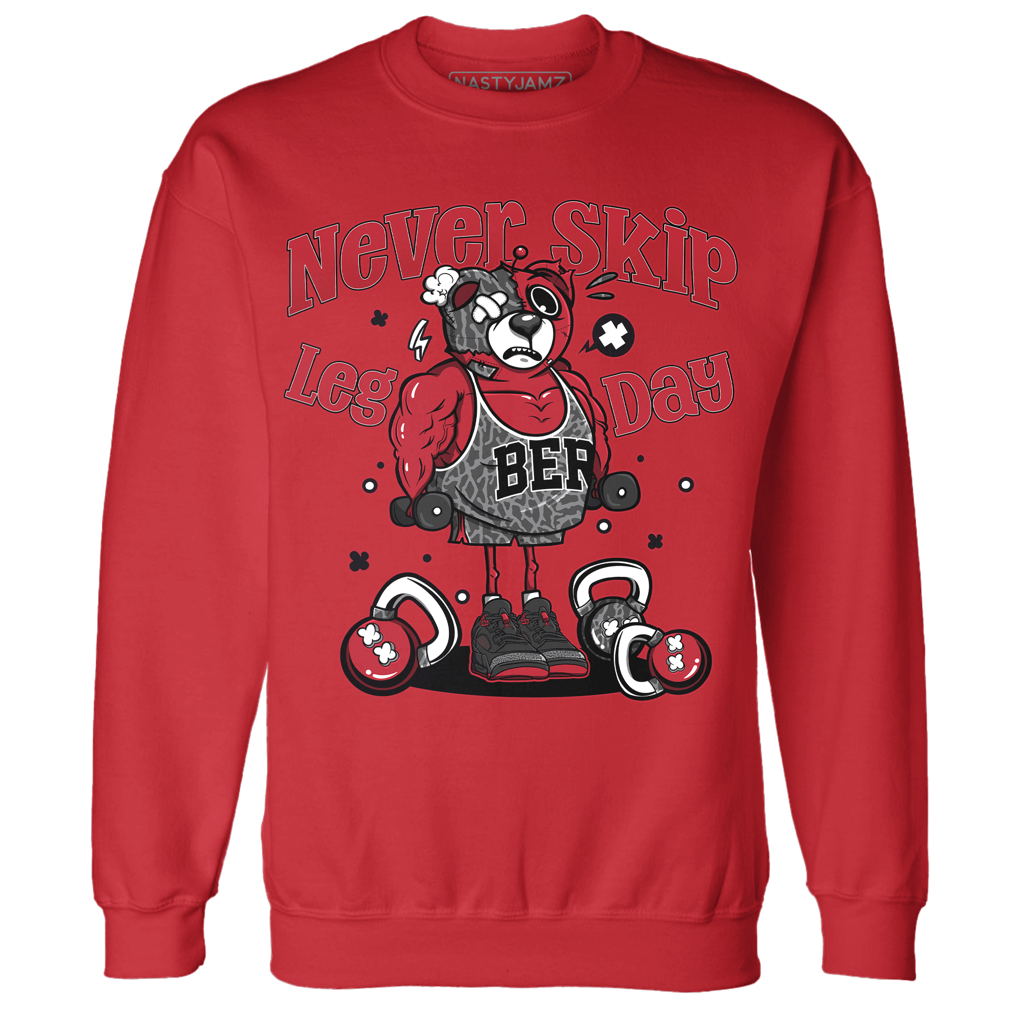 Spizike Low Bred Sweatshirt Match Leg Day BER - NastyJamz