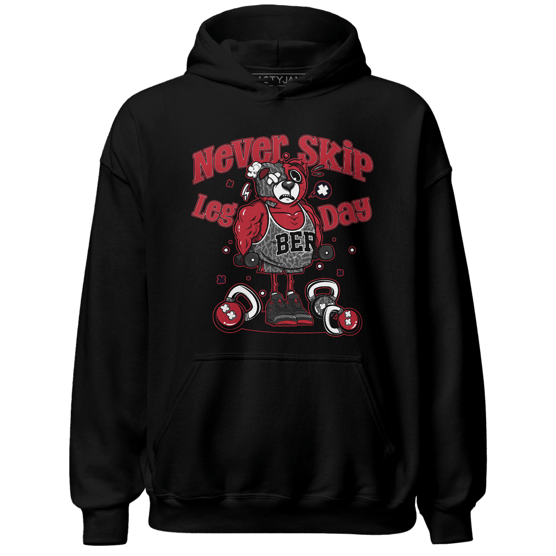 Spizike Low Bred Hoodie Match Leg Day BER - NastyJamz