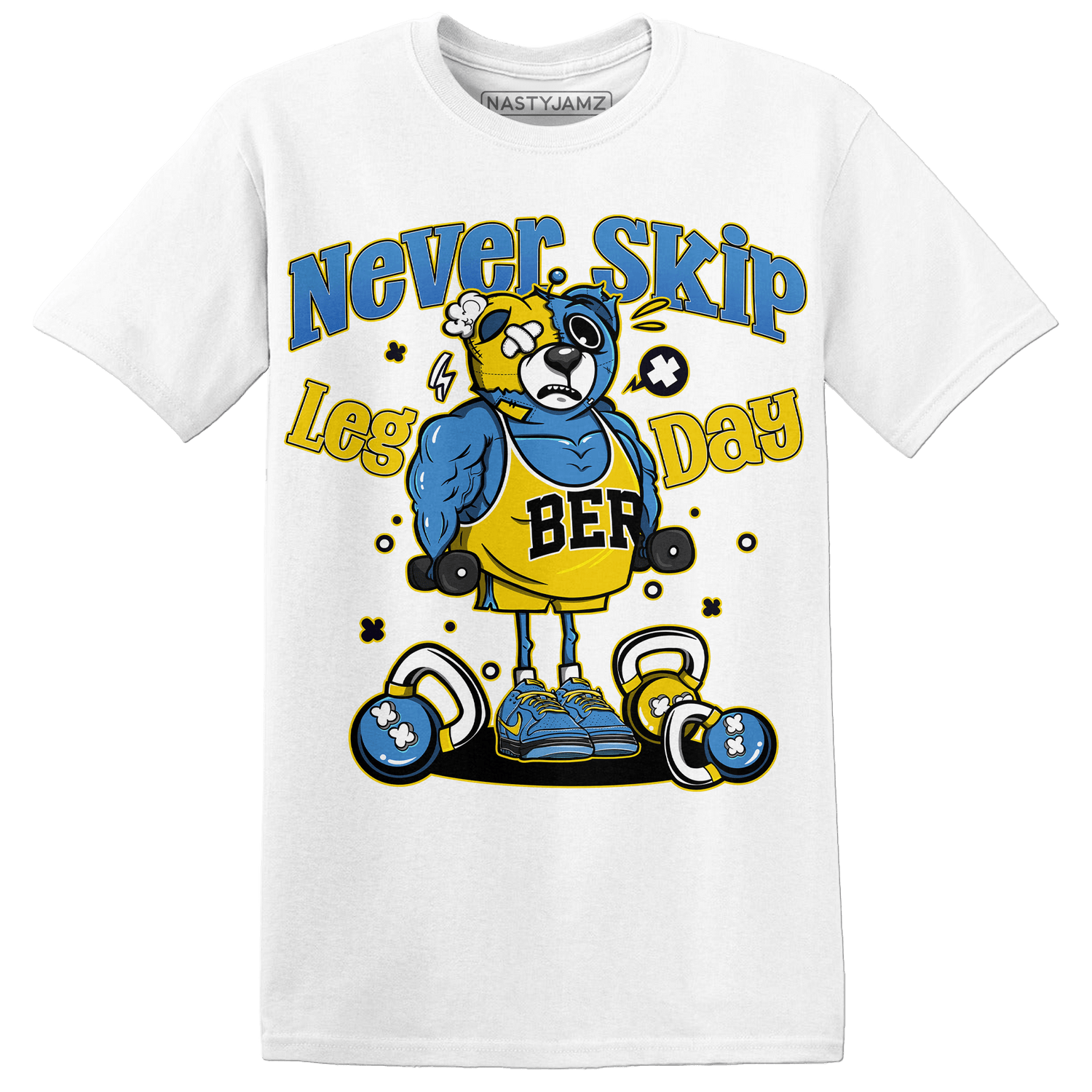 SB Dunk Bubbles T Shirt Match Leg Day BER - NastyJamz