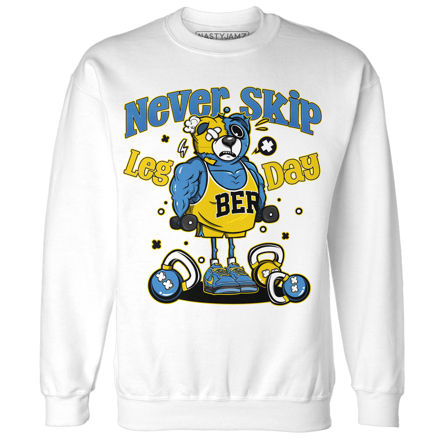 SB Dunk Bubbles Sweatshirt Match Leg Day BER - NastyJamz