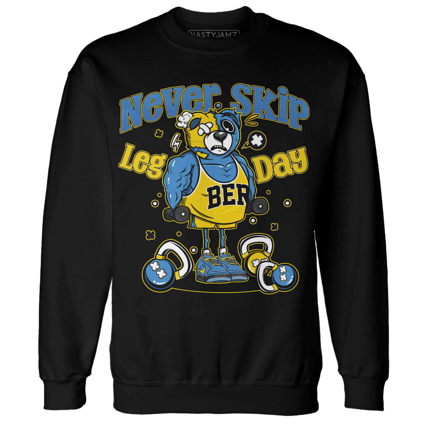 SB Dunk Bubbles Sweatshirt Match Leg Day BER - NastyJamz