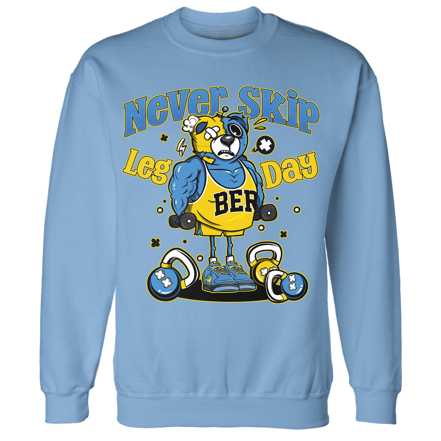 SB Dunk Bubbles Sweatshirt Match Leg Day BER - NastyJamz