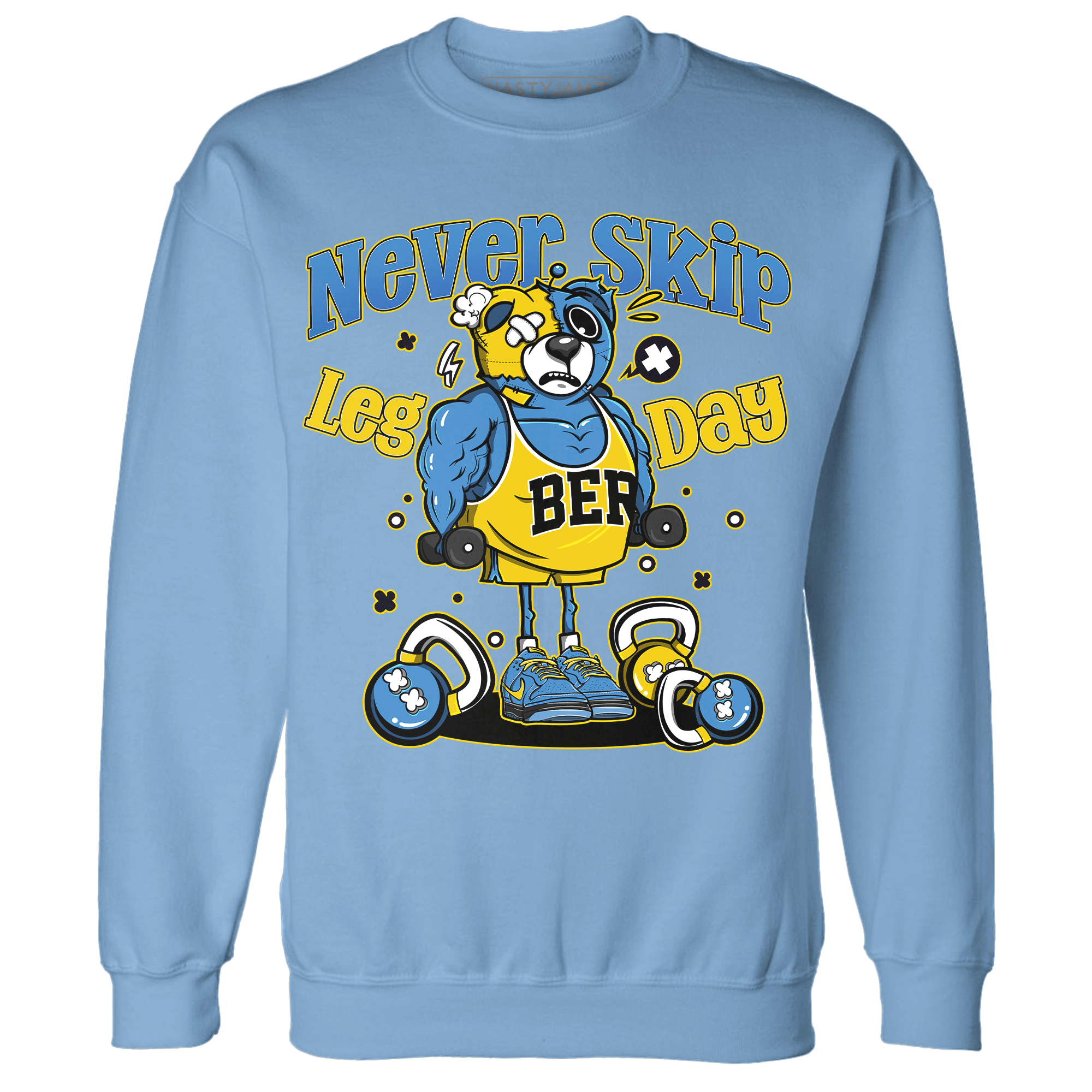 SB Dunk Bubbles Sweatshirt Match Leg Day BER - NastyJamz