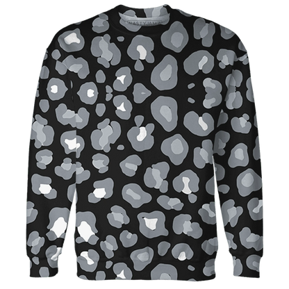 Wolf-Grey-12s-Sweatshirt-Match-Leopard-Pattern-3D