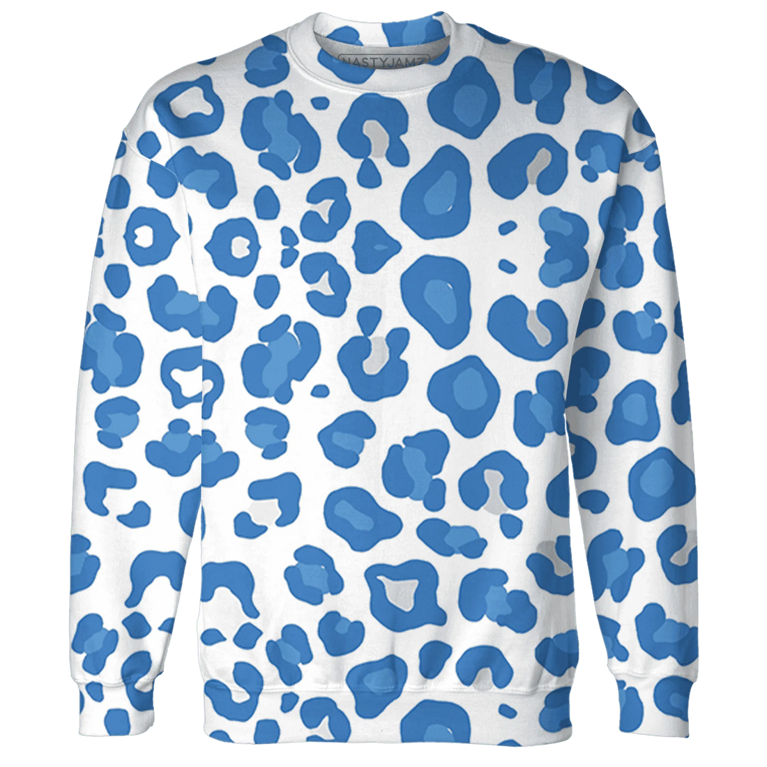 Carolina-Blue-Univercitii-17s-Sweatshirt-Match-Leopard-Pattern-3D