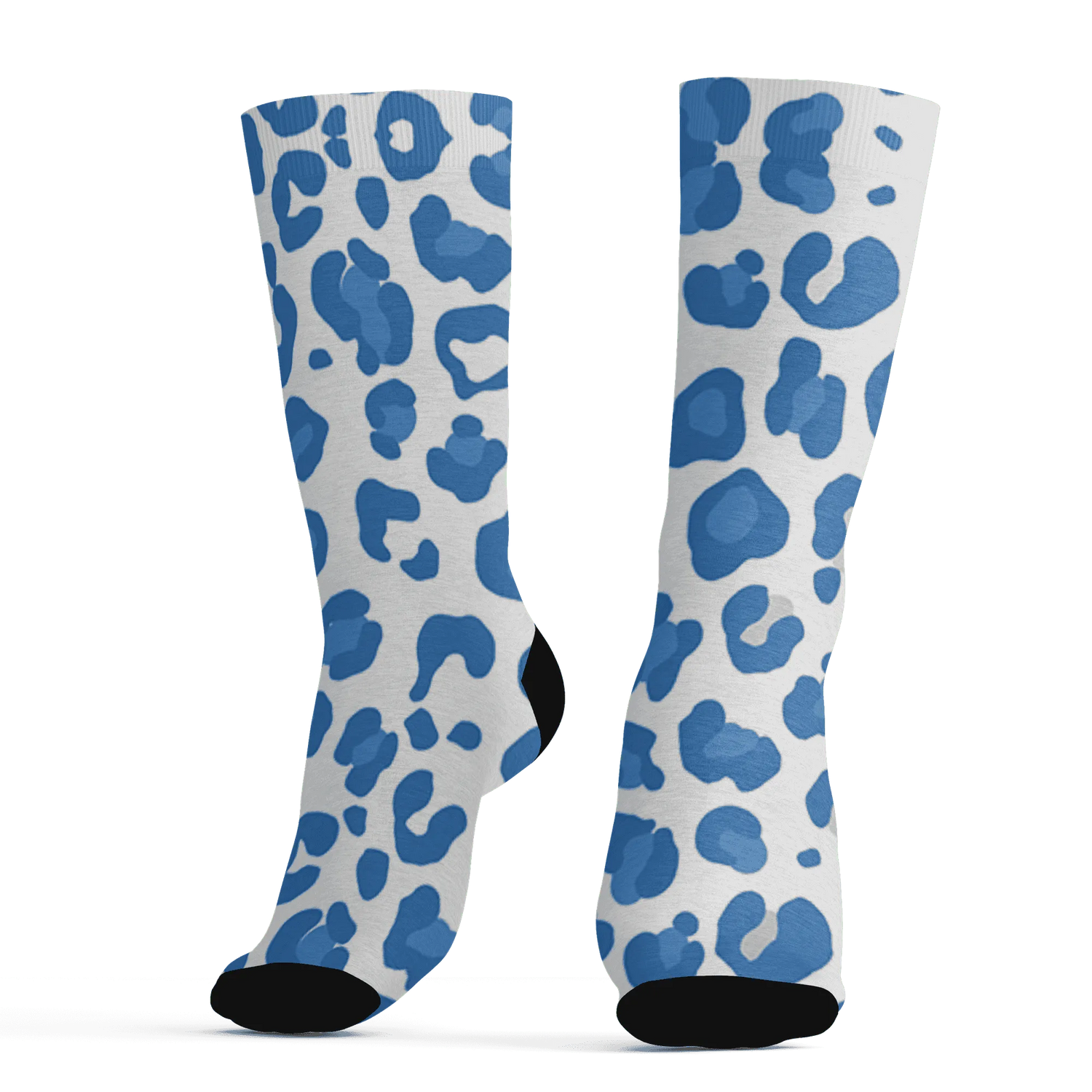 Carolina-Blue-Univercitii-17s-Socks-Match-Leopard-Pattern-3D
