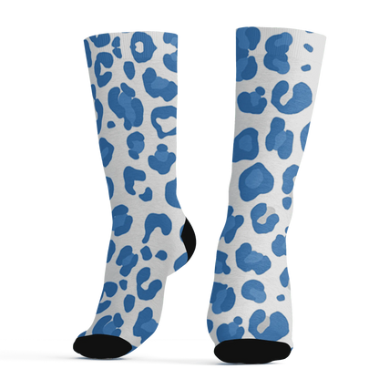 Carolina-Blue-Univercitii-17s-Socks-Match-Leopard-Pattern-3D