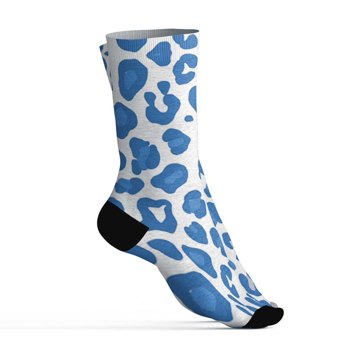 Carolina-Blue-Univercitii-17s-Socks-Match-Leopard-Pattern-3D