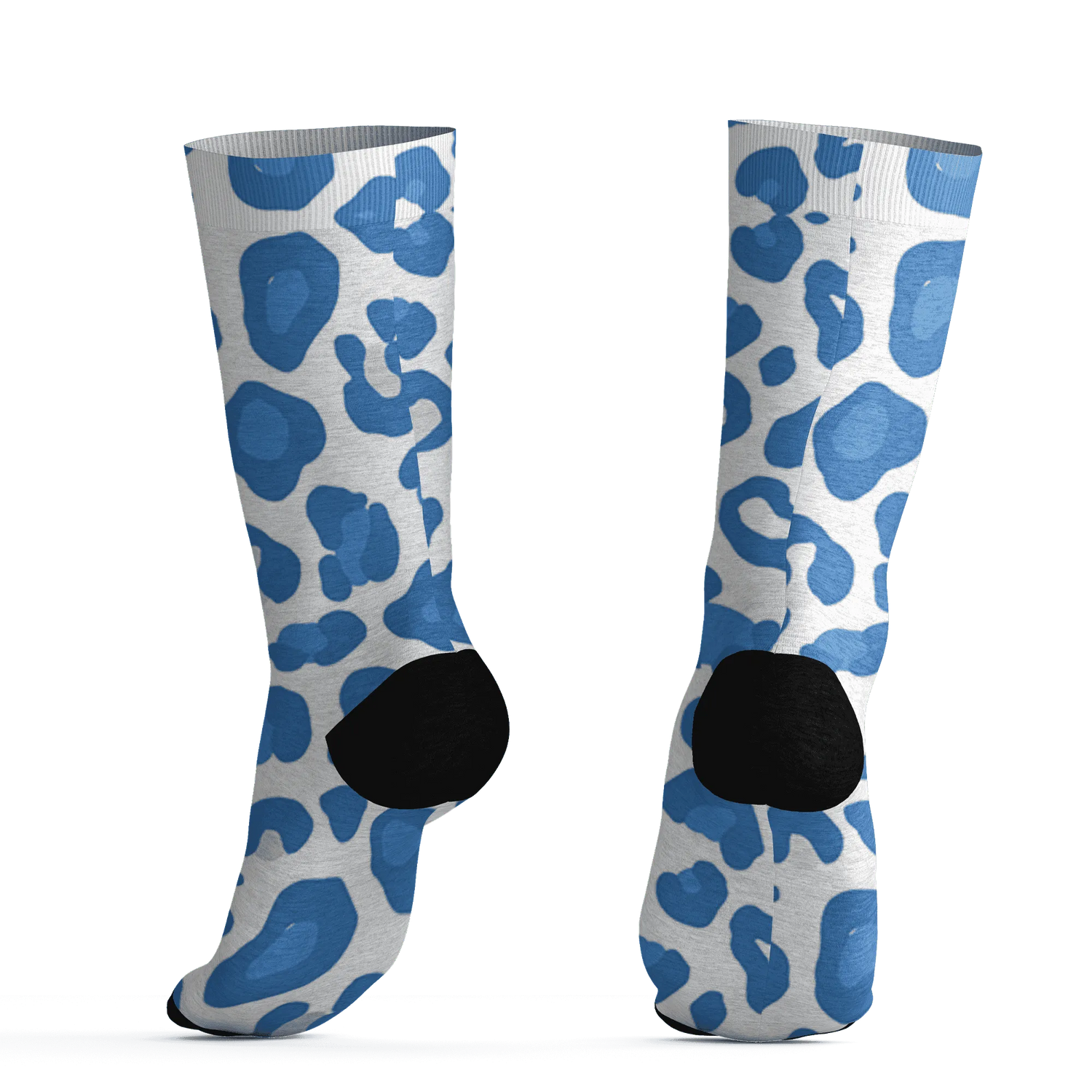 Carolina-Blue-Univercitii-17s-Socks-Match-Leopard-Pattern-3D