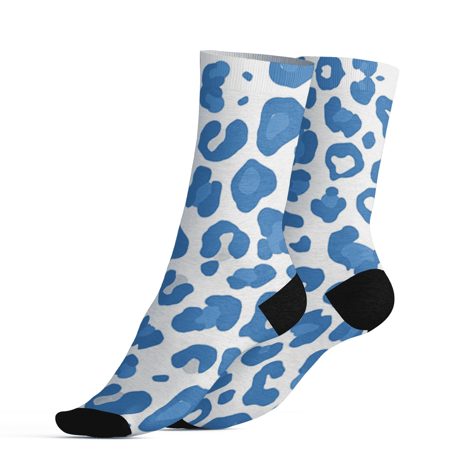 Carolina-Blue-Univercitii-17s-Socks-Match-Leopard-Pattern-3D