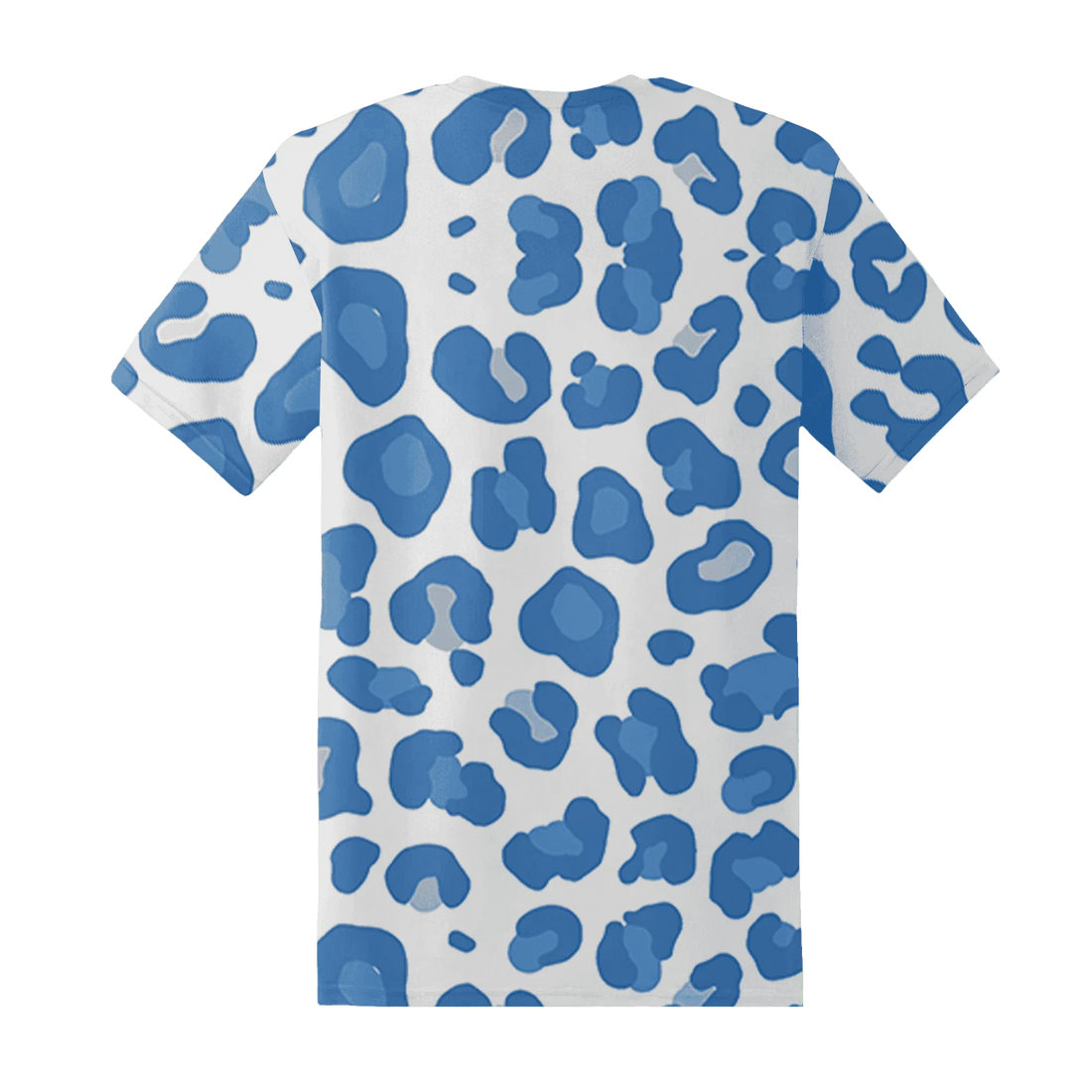 Carolina-Blue-Univercitii-17s-T-Shirt-Match-Leopard-Pattern-3D