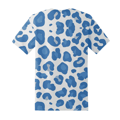 Carolina-Blue-Univercitii-17s-T-Shirt-Match-Leopard-Pattern-3D