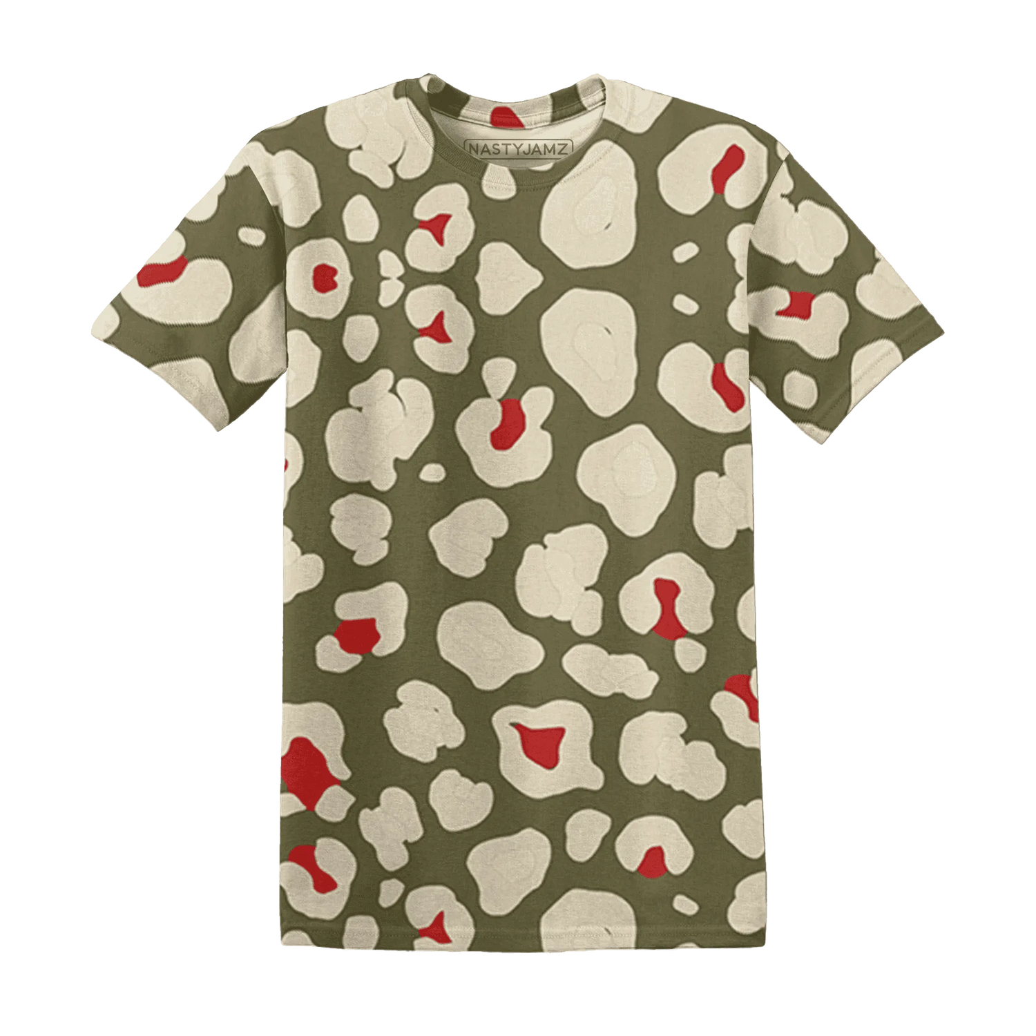 Medium-Olive-1s-T-Shirt-Match-Leopard-Pattern-3D