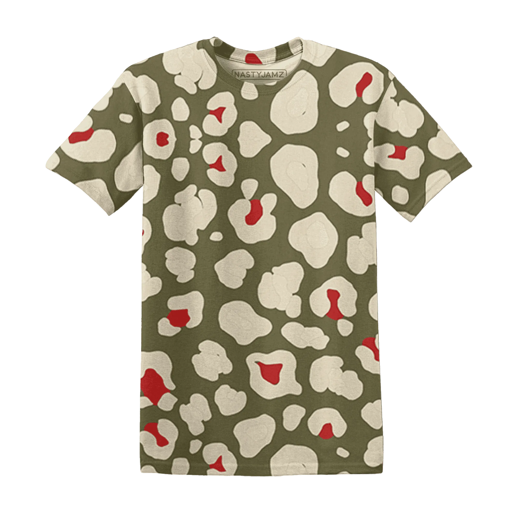 Medium-Olive-1s-T-Shirt-Match-Leopard-Pattern-3D