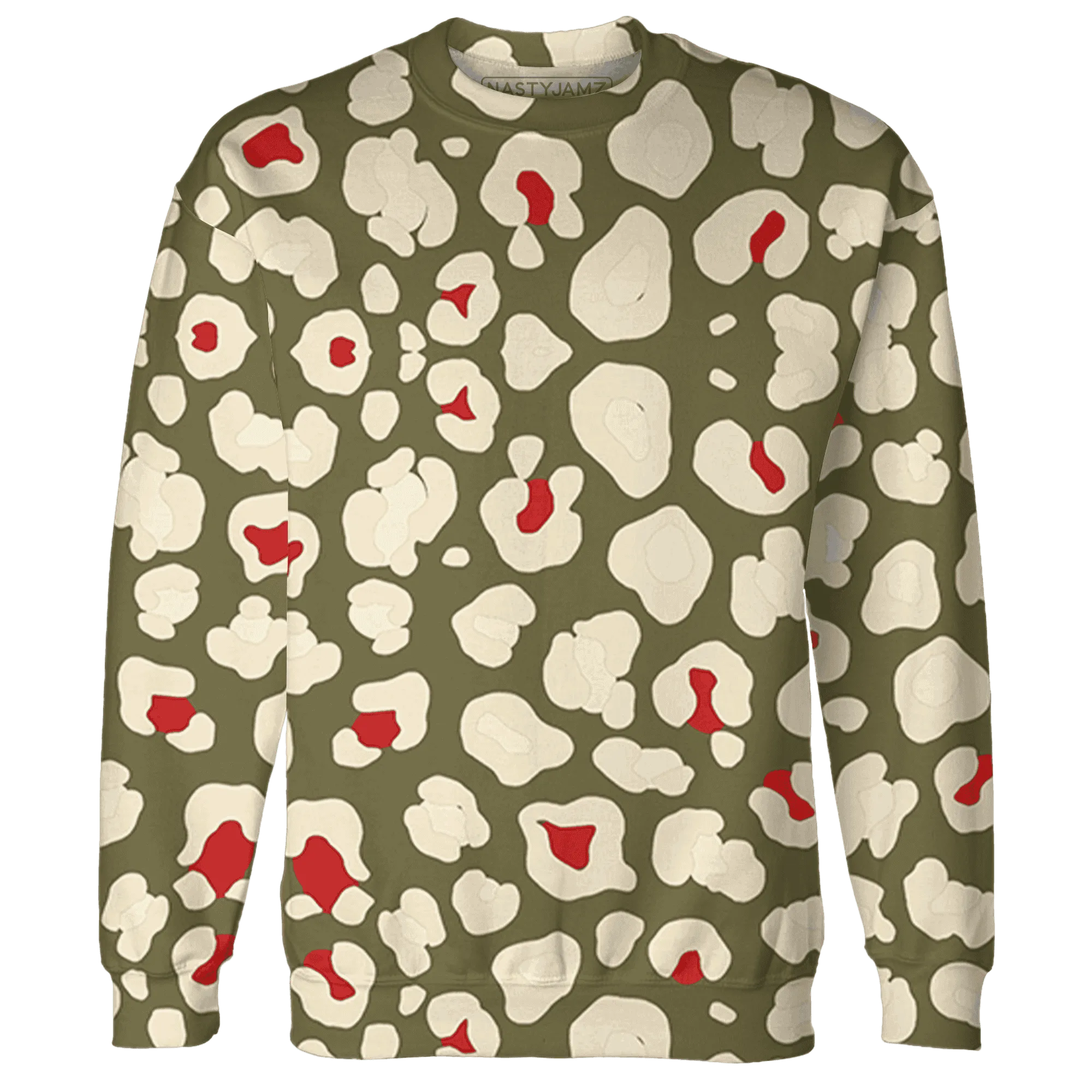 Medium-Olive-1s-Sweatshirt-Match-Leopard-Pattern-3D