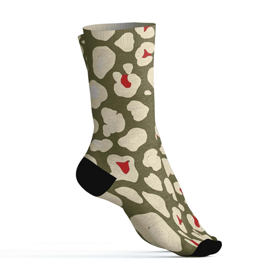 Medium-Olive-1s-Socks-Match-Leopard-Pattern-3D