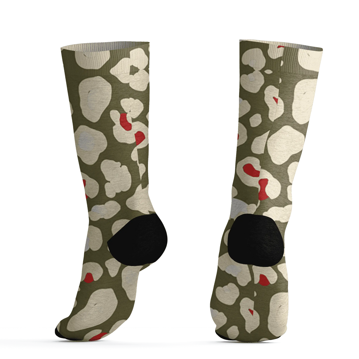 Medium-Olive-1s-Socks-Match-Leopard-Pattern-3D