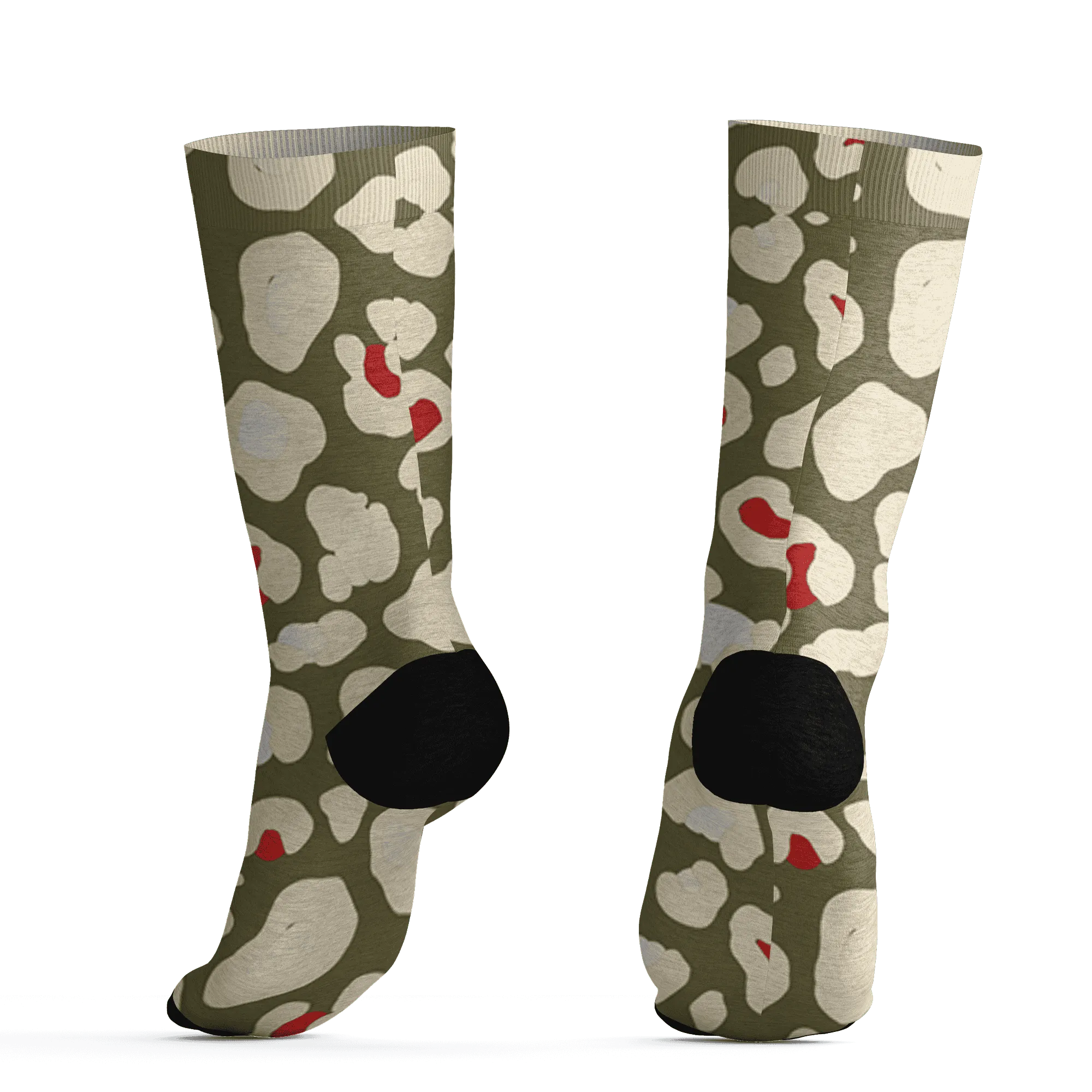 Medium-Olive-1s-Socks-Match-Leopard-Pattern-3D